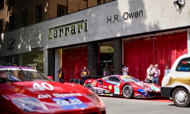 HR Owen Ferrari London - luxury Ferrari showroom